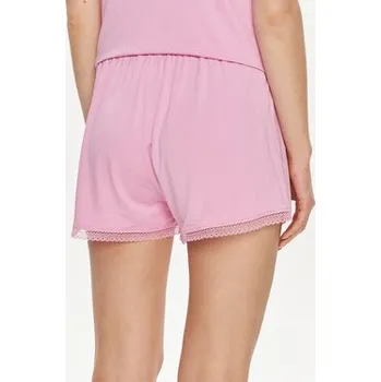 Dámské pyžamo Tommy Hilfiger Pyžamové šortky UW0UW05289 Růžová Regular Fit S