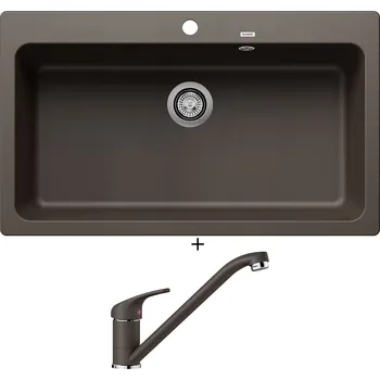 Granitový dřez Granitový dřez SET Blanco NAYA XL 9 kávová 521820 + Blanco DARAS kávová 517729