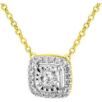 Náhrdelník Zlatý náhrdelník s diamanty - 0,16 ct - ryzost 585 - 181.320