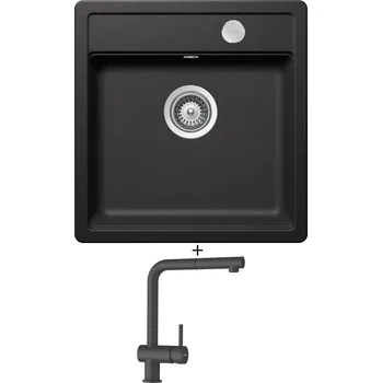 Granitový dřez Granitový dřez SET Schock MONO N-100S Stone + Schock EPOS 540127 Stone
