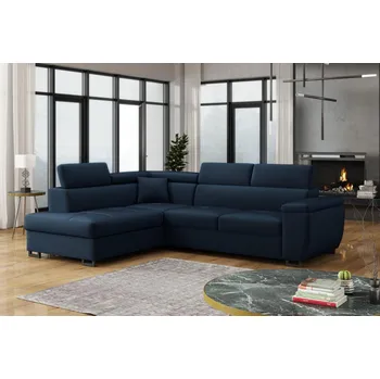 Obývací stěna Sedací souprava Wiliam L tmavě modrá