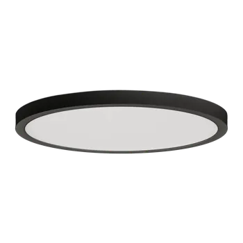 ACB Iluminacion Stropní LED svítidlo KORE, ⌀ 27 cm, 24W, CRI90 Barva: Černá, Teplota světla: 3000K - teplá bílá