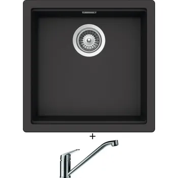 Granitový dřez Granitový dřez SET Schock KIRUNA N-100 Dusk + Schock EVINAS 577000 nerez