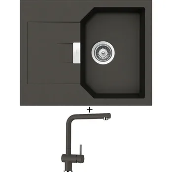 Granitový dřez Granitový dřez SET Schock MANHATTAN D-100XS Asphalt + Schock EPOS 540000 Asphalt