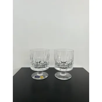 Sklenice Broušené sklenice na noze, Glamour Crystal, 150 ml, 2 ks