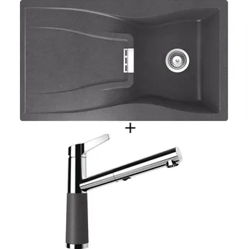 Granitový dřez Granitový dřez SET Schock WATERFALL D-100 Stone + Schock SC-510 554120 Stone