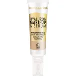 Dermacol Hyaluron Make-Up & Serum vyživující make-up SPF10 25 g