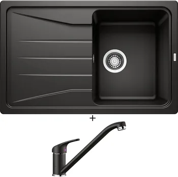 Granitový dřez Granitový dřez SET Blanco SONA 45 S černá 525970 + Blanco DARAS černá 526152