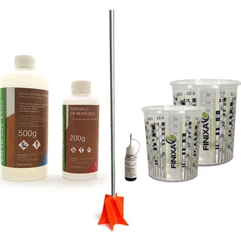 Výtvarná sada CB RESIN ECO SADA 700g Barva pigmentu: Bordo