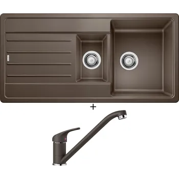 Kuchyňský dřez Granitový dřez SET Blanco LEGRA 6 S kávová 522212 + Blanco DARAS kávová 517729