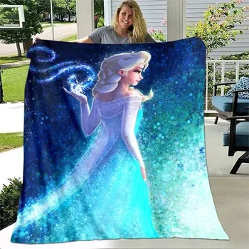 Dětská deka Dětská deka s motivy Ledového království - 28,150x200cm