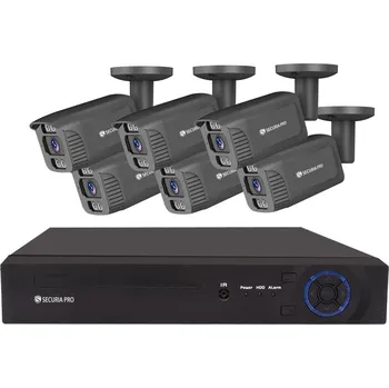Securia Pro IP kamerový systém NVR6CHV4S-B smart, černý Pevný disk: 4TB