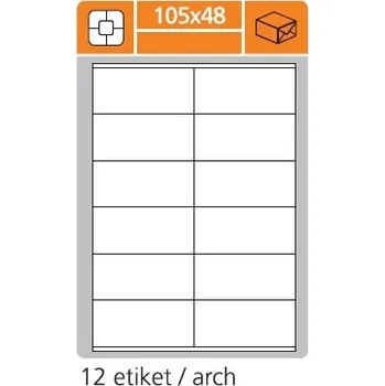 Speciální papír Samolepící etikety pro laserový a inkoustový tisk 105 x 48 mm