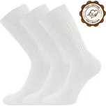 Lonka Zebran Pánské bavlněné ponožky - 3 páry BM000003918600101118 bílá 43-45 (29-30)