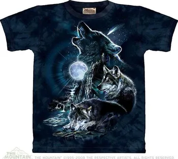 Pánské tričko The Mountain Bark At The Moon modré