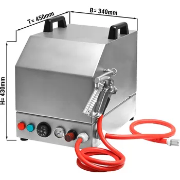 Vinotéka G.Gastro Commercial Gelatine Dispenser Sprayer – 0.5–3.5 bar pressure - Heating up to 85 °C - Made in Italy