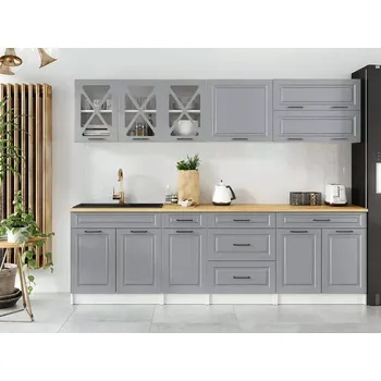 Kuchyňská linka Kuchyňská linka Tyra 260 popel MAT - doprava zdarma - SLEVA 3% s kodem radost25