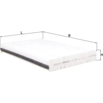 Kabinový filtr Filtr, vzduch v interiéru MAHLE LA 1198