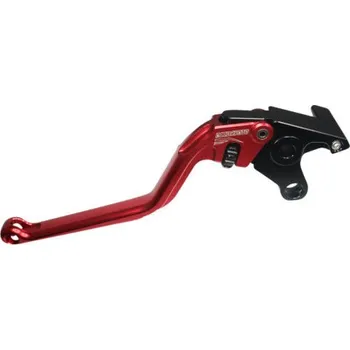 Spojková páčka ACCOSSATO fixed CNC-worked aluminium, red ESS031R