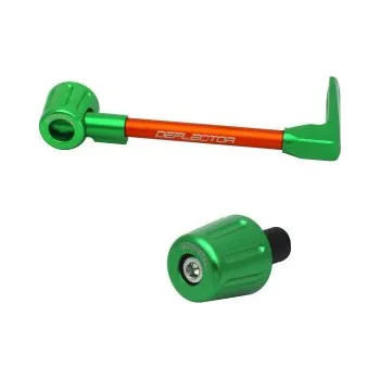 Lever guard ACCOSSATO with orange hose and joint right, aluminium DE004-044-TD-16