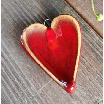 Antistresové srdce z keramiky