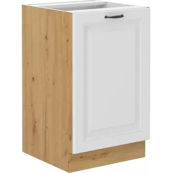 Kuchyňská skříňka Kuchyňská skříňka Stipe 60 D 1F BB bílá / dub artisan
