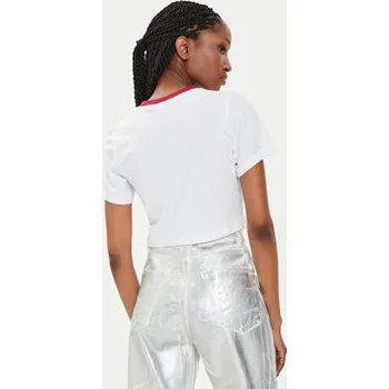 Pánské tričko Juicy Couture T-Shirt Dump Him JCWCT23314 Bílá Slim Fit L