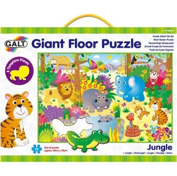 Velké podlahové puzzle – zvířátka v džungli