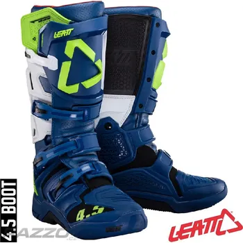 Moto obuv Boty na motokros Leatt Moto 4.5 Boot Blue 2024 9 US