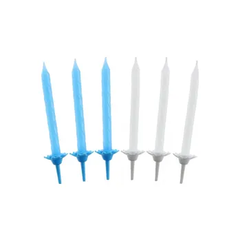 Dortová svíčka Dortové svíčky - MODRO - BÍLÉ