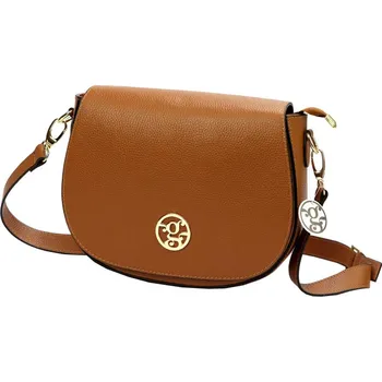 Kožená kabelka Gregorio hnědá KZ2251870