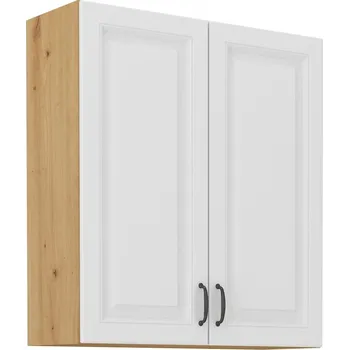 Kuchyňská skříňka Stipe 80 G 90 2F bílá / dub artisan
