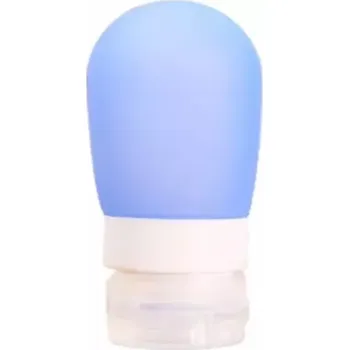 Cestovní silikonová tuba - plnitelná - Modrá