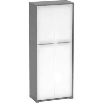 regál Policová skříň RIOMA NEW TYP 7 - grafit / bílá - SLEVA 3% s kodem radost25