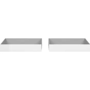 Postel Úložný prostor Simplicity 242 bílý lesk - SLEVA 3% s kodem radost25