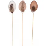 Vajíčko plastové - zápich(6ks) VEL7004 BR - SLEVA 3% s kodem radost25