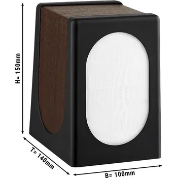 Dávkovač mýdla G.Gastro Dávkovač na ubrousky - černý/hnědý