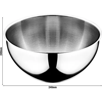 G.Gastro 3dílná sada nerezových misek - Ø 24 cm