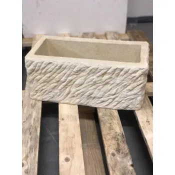 Truhlík ZahradniDekorace kamenný truhlík z pískovce RPA2012 44x20x17cm