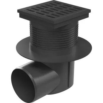 kanalizace Kanalizační vpusť boční D110, NEPTUN, límec, plastová mřížka