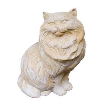 Zahradní dekorace ZahradniDekorace zahradní sochy zvířat - Kočka angorská, výška 37 cm, 22 kg
