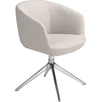 Jídelní židle Šedá čalouněná otočná jídelní židle Angel Cerdá No. 4133