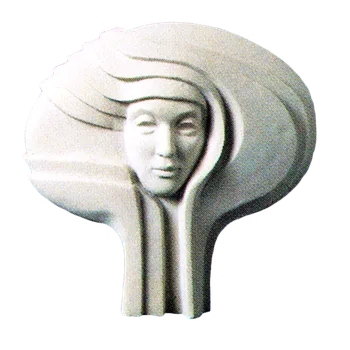 Zahradní dekorace ZahradniDekorace zahradní socha - Moderní hlava III Slunce, výška 29 cm, 5,25 kg