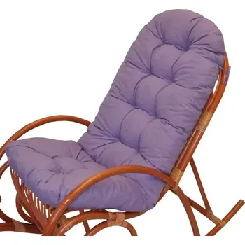 Podsedák Polstr na houpací křeslo - fialový melír - SLEVA 3% s kodem radost25