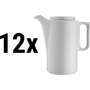 Konvice na čaj G.Gastro (12 kusů) MIX & MATCH - Konvice na kávu - 650 ml - Bílá