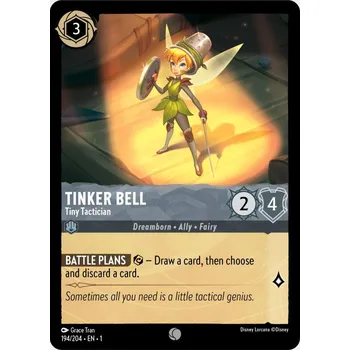 Sběratelská karetní hra 1ST 194/204 TINKER BELL - Tiny Tactician - The First Chapter Stav: Near Mint, Verze: NORMAL