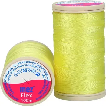 Nit Elastická polyesterová nit 3694 Světle žlutá (MEZ FLEX 120)