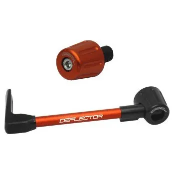 Lever guard ACCOSSATO with orange hose and joint left, aluminium DE005-041-TD-12