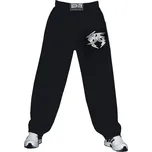 Bizon Gym Tepláky 125 - černá Černá M