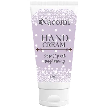 Péče o ruce Nacomi Hand Cream vyhlazující krém na ruce s růžovým olejem, 85 ml